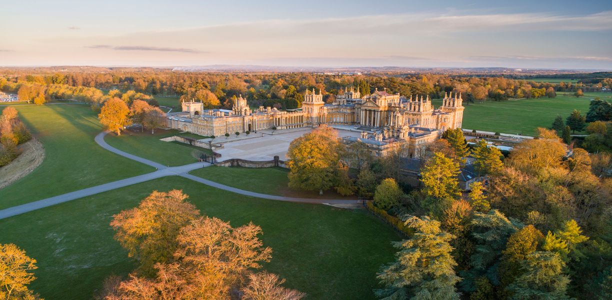 Blenheim Palace Aerial View